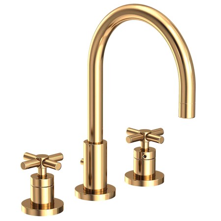 Newport Brass Widespread Lavatory Faucet in Polished Brass Uncoated (Living) 990-03N